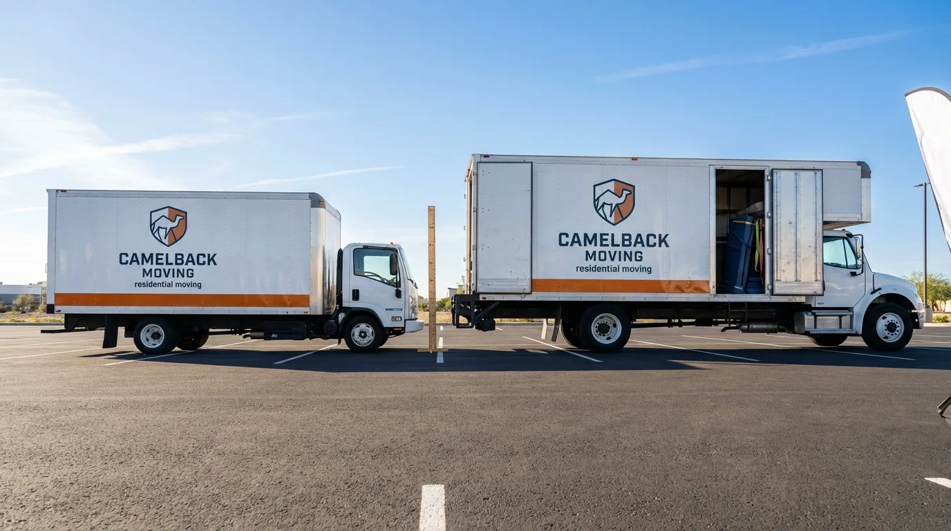 Moving truck size capacity guide in Ford City